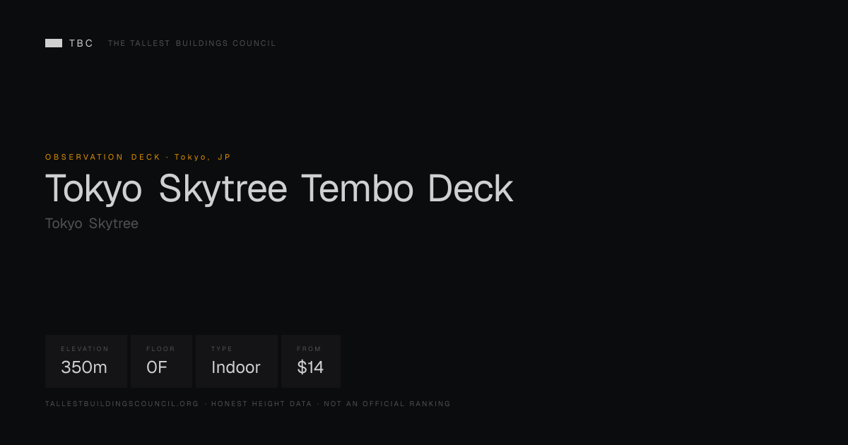 Tokyo Skytree Tembo Deck - Tokyo Skytree, Tokyo - 350m observation deck ...
